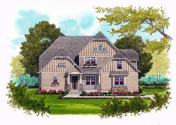 House Plan 53718 Elevation