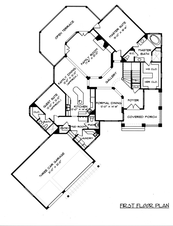 Craftsman Level One of Plan 53729