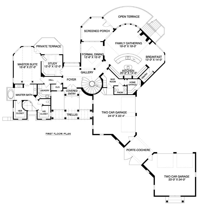 Mediterranean Level One of Plan 53734