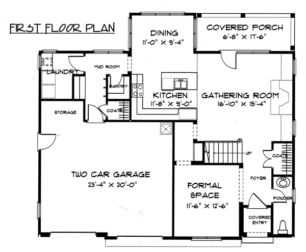 European Tudor Level One of Plan 53763