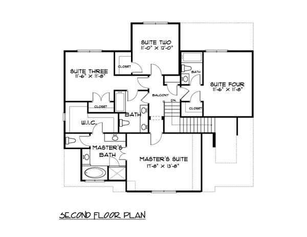 European Tudor Level Two of Plan 53763