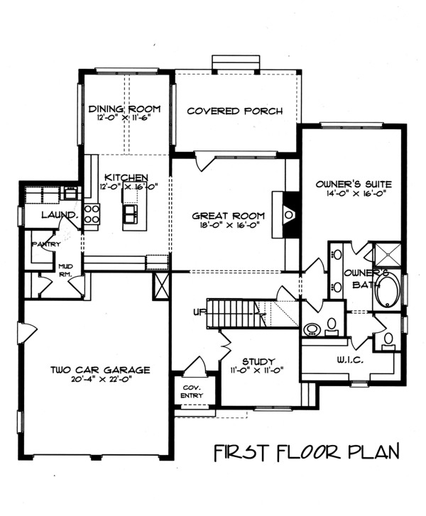 Country European Tudor Level One of Plan 53765