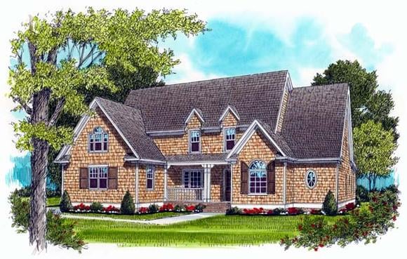 House Plan 53766 Elevation