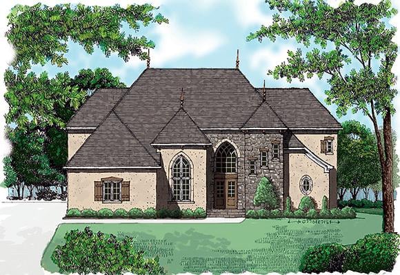 House Plan 53780 Elevation