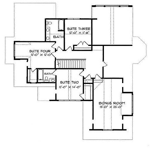 Craftsman Level Two of Plan 53806