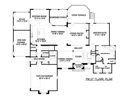 First Level Plan