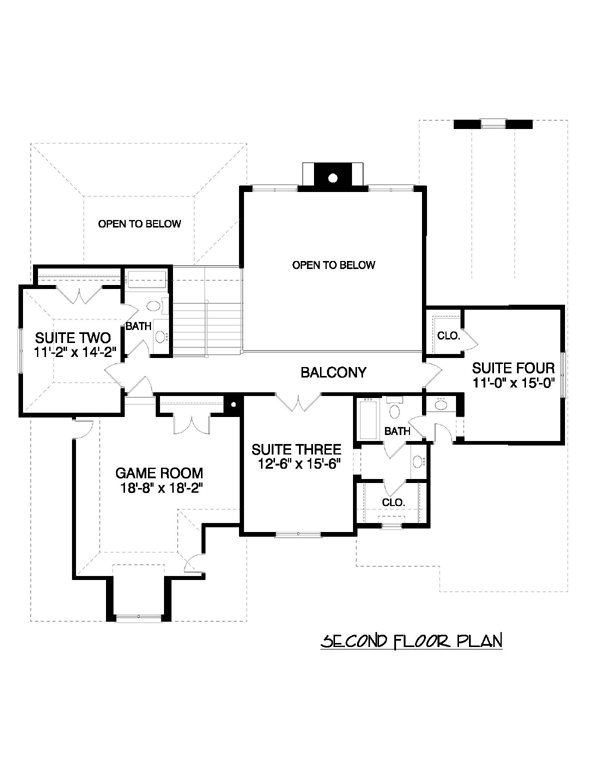 European Tudor Level Two of Plan 53829