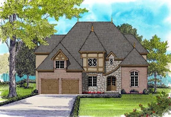 House Plan 53829 Elevation