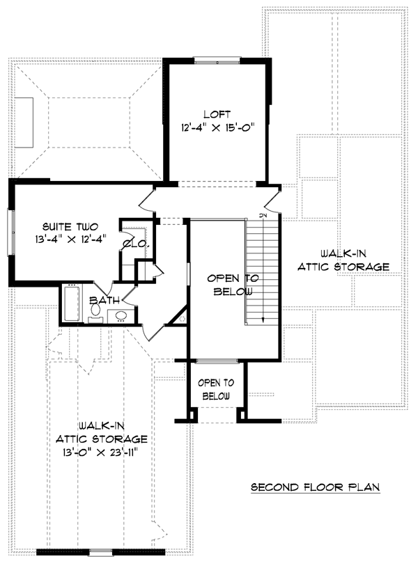 Tudor Level Two of Plan 53840