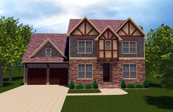 House Plan 53842 Elevation