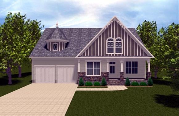 House Plan 53847 Elevation