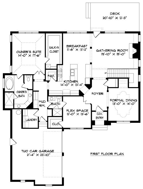 Tudor Level One of Plan 53849