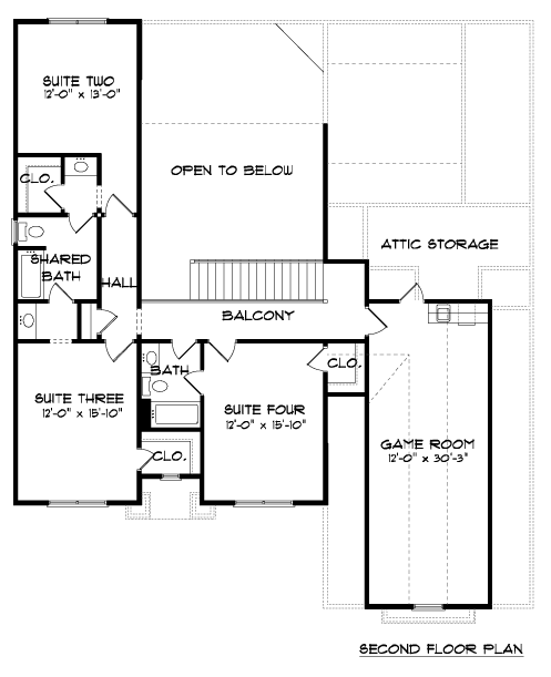 Tudor Level Two of Plan 53852