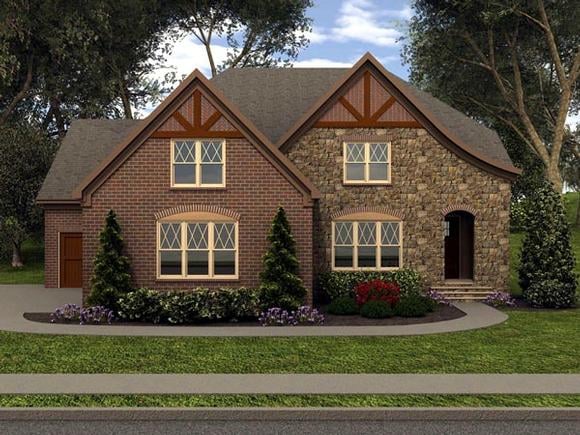 House Plan 53854 Elevation