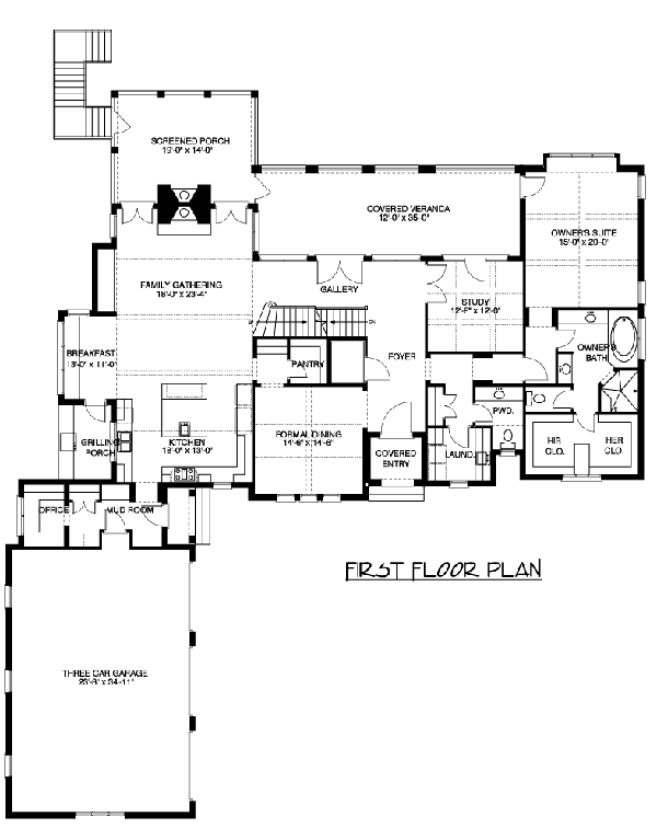 Tudor Level One of Plan 53855