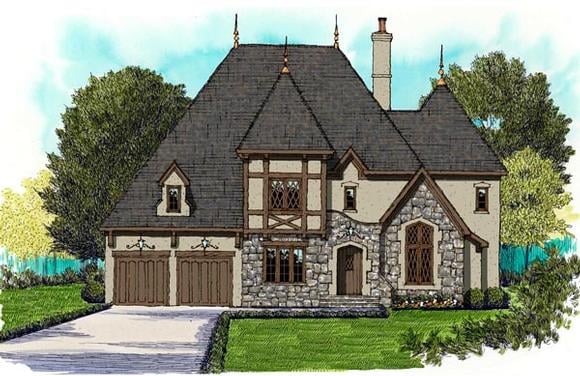 House Plan 53856 Elevation