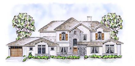 House Plan 53905 Elevation