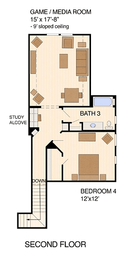 Country Craftsman European Level Two of Plan 53906