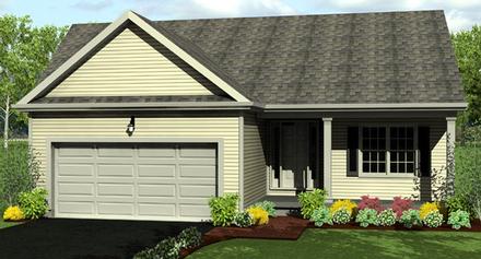 House Plan 54000 Elevation