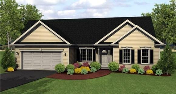 House Plan 54002 Elevation