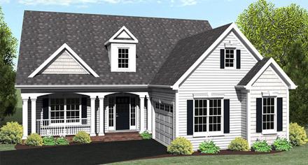 Ranch Elevation of Plan 54010