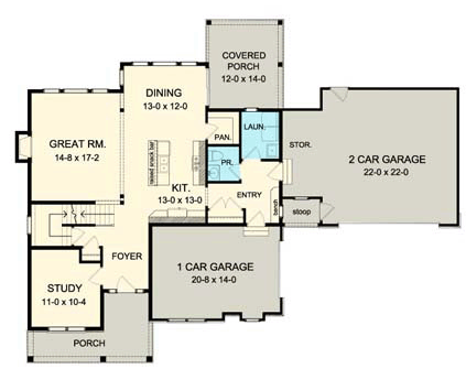 Traditional Level One of Plan 54040