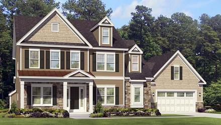 House Plan 54058 Elevation