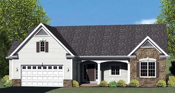 House Plan 54060 Elevation