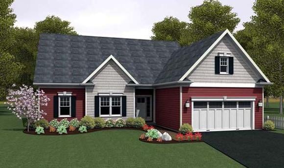 House Plan 54087 Elevation