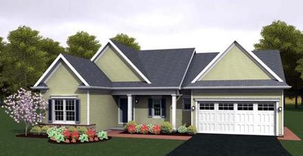 House Plan 54088 Elevation