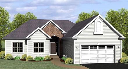 House Plan 54091 Elevation