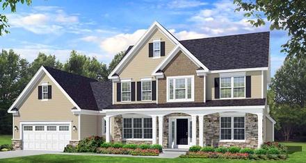 House Plan 54093 Elevation