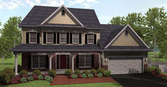 House Plan 54099 Elevation