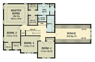 Traditional Level Two of Plan 54127