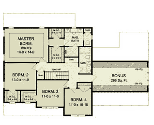 Traditional Level Two of Plan 54132