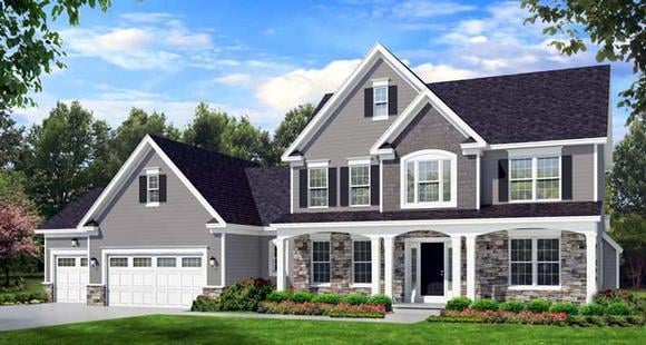 House Plan 54134 Elevation