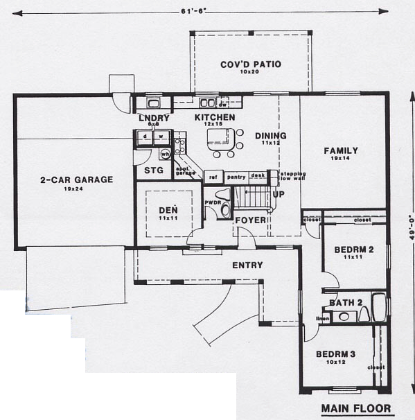 Mediterranean Level One of Plan 54610