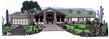 House Plan 54620 Elevation