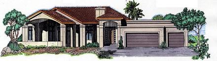 House Plan 54637 Elevation