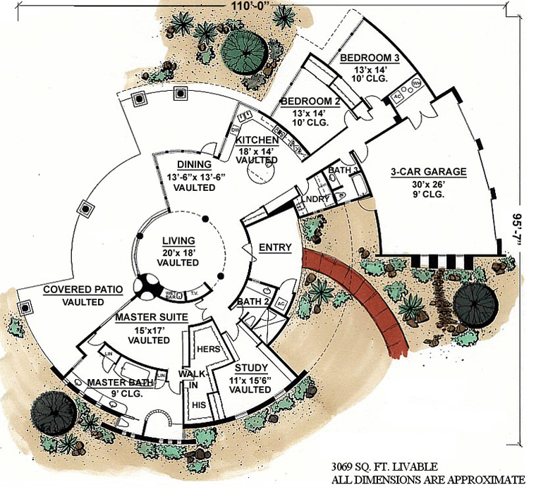 Southwest Level One of Plan 54645