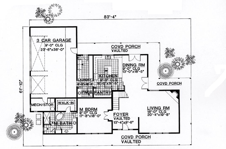 Contemporary Level One of Plan 54649
