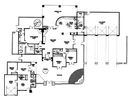 House Plan 54650 First Level Plan