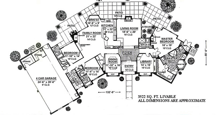 Southwest Level One of Plan 54658