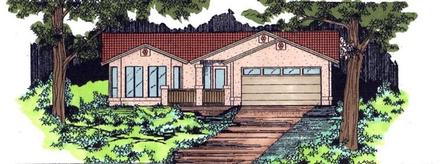 House Plan 54675 Elevation