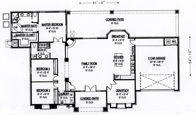 Mediterranean Level One of Plan 54685