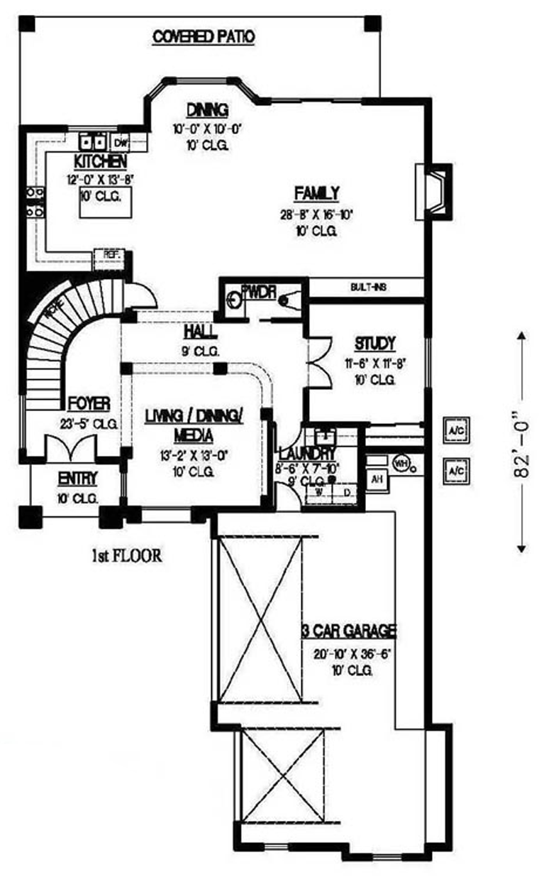 Mediterranean Level One of Plan 54693