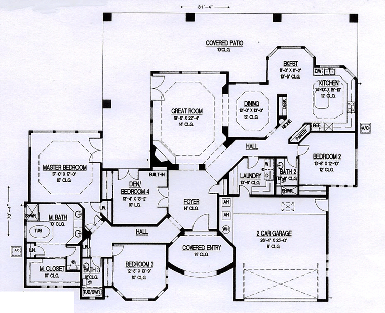 Mediterranean Level One of Plan 54694