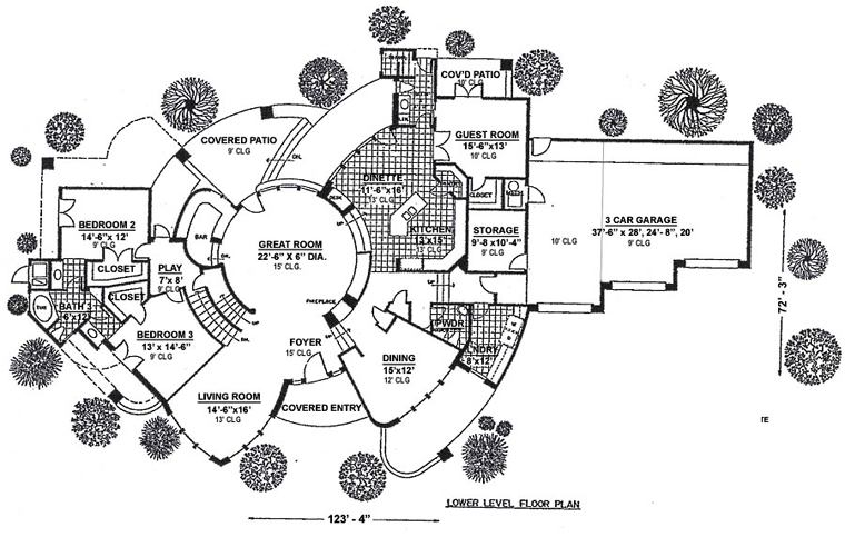 Contemporary Level One of Plan 54710