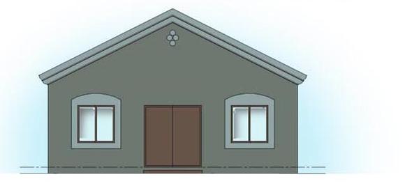 Garage Plan 54766 - 0 Car Garage Elevation