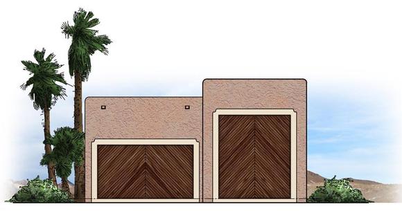 Garage Plan 54775 - 2 Car Garage Elevation